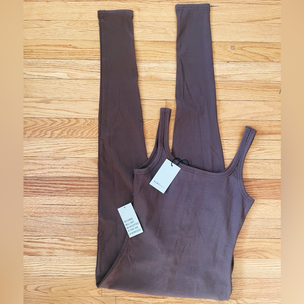 Bumpsuit sculpting rib wide strap unitard